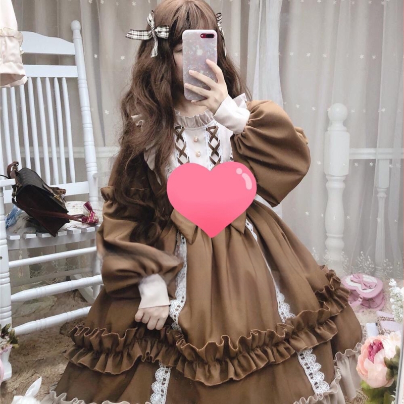Lolita svārku komplekts japāņu jaukā Lori studentu kleita 2024. gada pavasara un rudens Lolita mīkstie meiteņu svārki