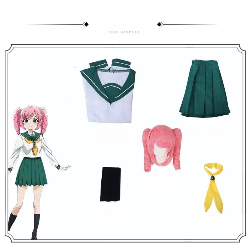 Aștept cu nerăbdare să visez să devin o fată magică, costum de uniformă de liceu, fustă JK, dans, Tina, fată cosplay.