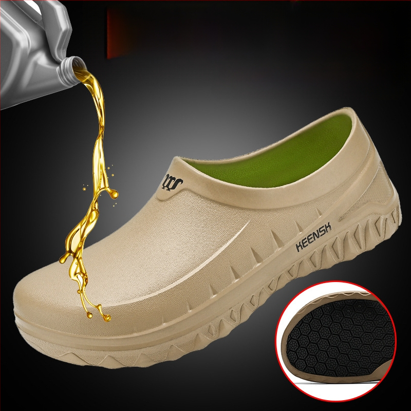 Spetsiaalsed koka libisemisvastased kingad meeste hotelli toitlustus- ja kelnerirestorani veekindlad kerged kulumiskindlad seljaköögi toidutehase vihmakingad