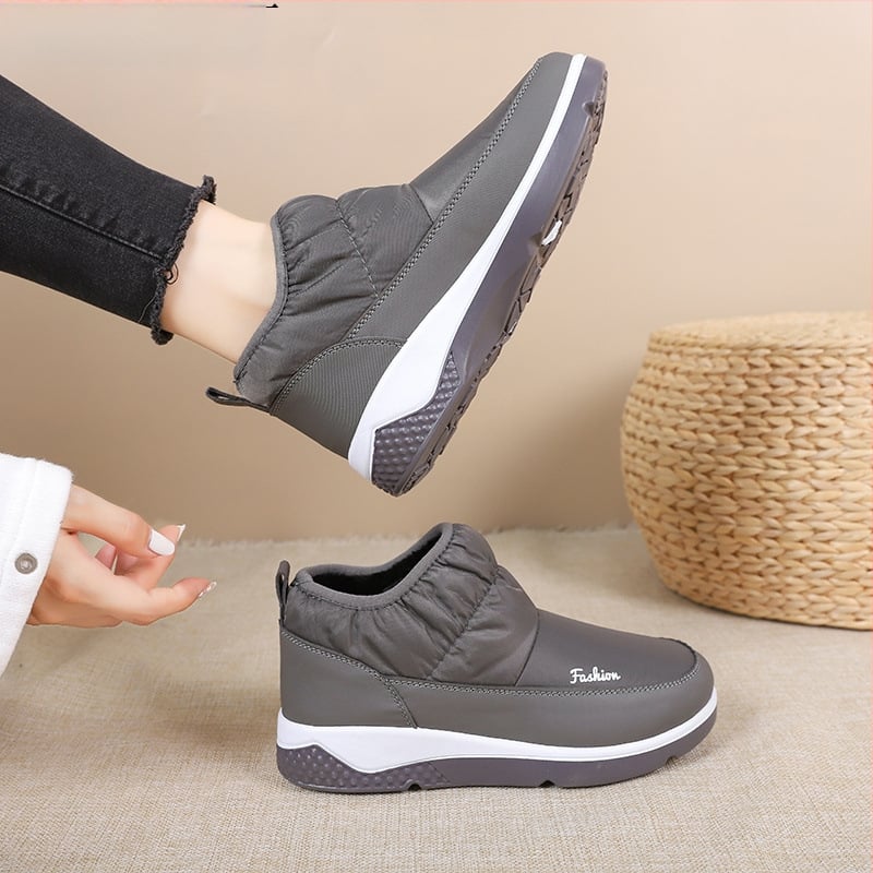 Veekindlad puuvillased tööjalatsid, naiste autentsed vanad meeste puuvillased kingad, pehme tallaga keskealiste naiste kingad, kodukingad, kerged lumesaapad