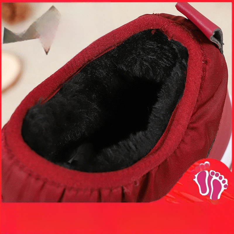 Veekindlad puuvillased tööjalatsid, naiste autentsed vanad meeste puuvillased kingad, pehme tallaga keskealiste naiste kingad, kodukingad, kerged lumesaapad