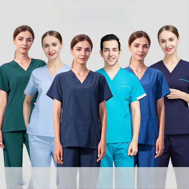 Meditsiiniline ilu Käsipesuriided Naiste operatsioonitoa riided Kirurgilised riided Harja kätepesuriided Lühikeste varrukatega ülikond Hambaravi Hambaarst Tööriided