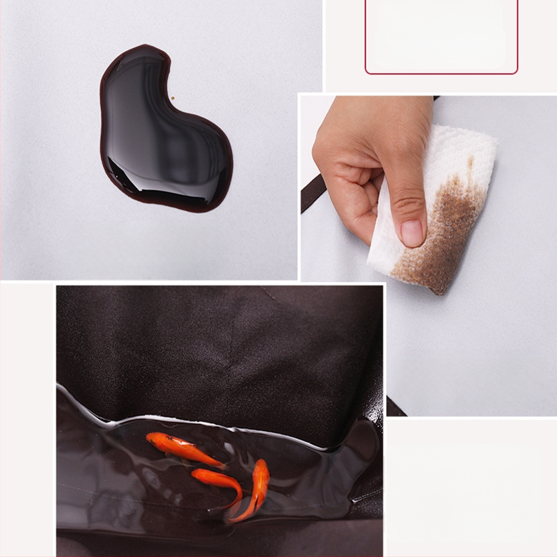 Lihtne põll, veekindel ja õlikindel vest köögiks, majapidamiseks, toiduvalmistamiseks ja toitlustuseks, naiste vest, tööriiete logo trükkimine