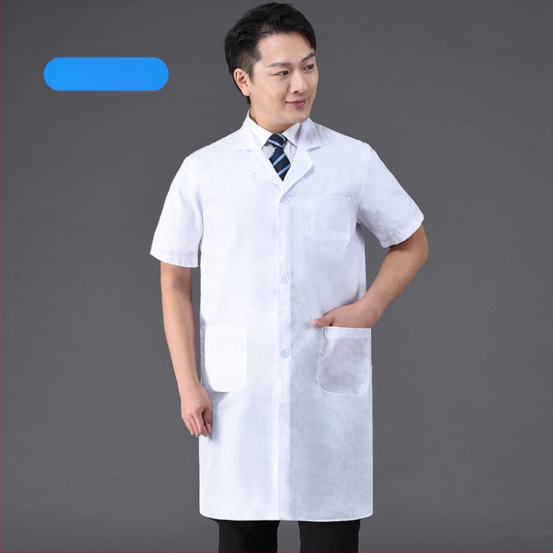 Valge kittel laborikittel keemiakaitseriietus üliõpilastele laborimeditsiini üliõpilastele keemialabori tööriided meestele ja naistele