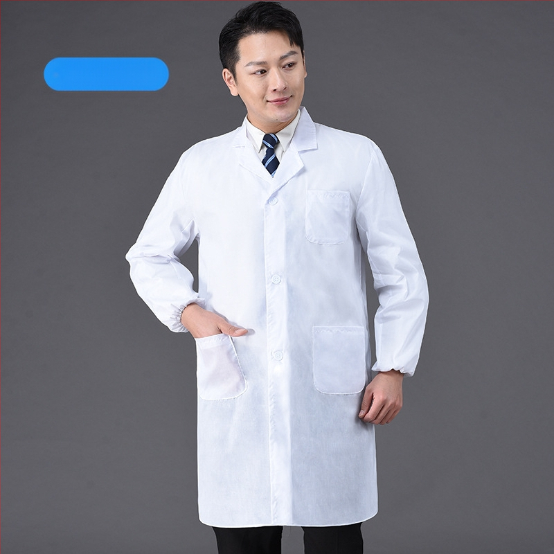 Valge kittel laborikittel keemiakaitseriietus üliõpilastele laborimeditsiini üliõpilastele keemialabori tööriided meestele ja naistele