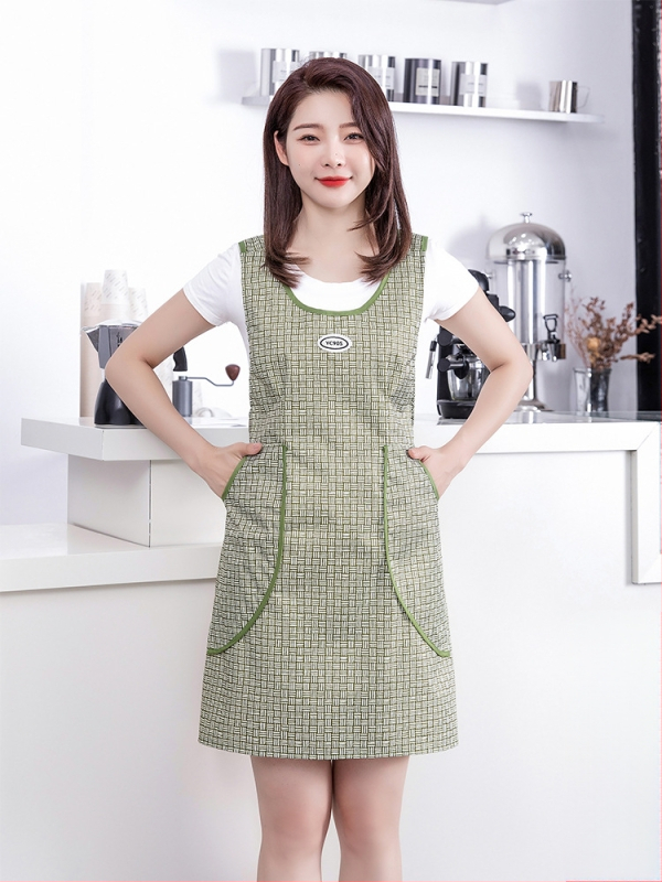 Liemenė, liemenės stiliaus, nauja prijuostė, vandeniui ir aliejui atspari virtuvė, darbo drabužiai, maitinimo paslaugos moterims, korėjietiško stiliaus, gražus juosmuo.