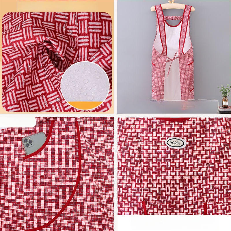 Liemenė, liemenės stiliaus, nauja prijuostė, vandeniui ir aliejui atspari virtuvė, darbo drabužiai, maitinimo paslaugos moterims, korėjietiško stiliaus, gražus juosmuo.