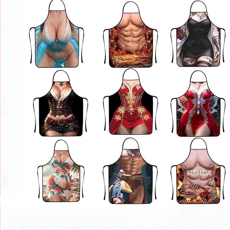 Tarpvalstybinė karšto pardavimo juokinga kūrybinga asmenybės prijuostė, vandeniui atspari, apsauganti nuo užsiteršimo, namų apyvokos reikmenų, vertinga juokinga prijuostė, kepsninės formos prijuostė