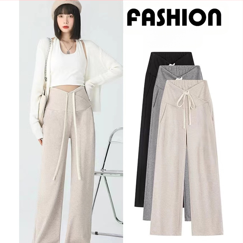 Nėščiųjų suknelė pavasariui ir rudeniui, naujo stiliaus, raišteliu reguliuojamo dydžio, madingos mamos kelnės po gimdymo