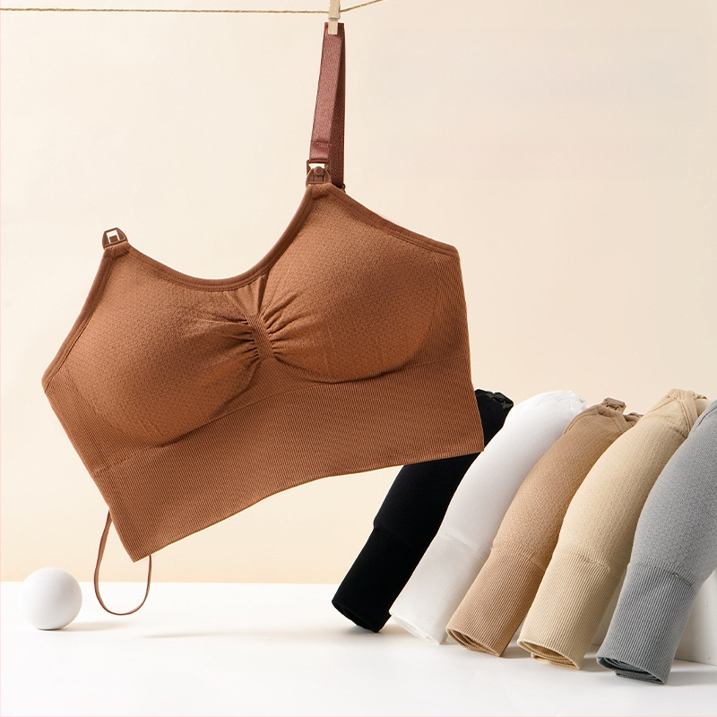 Uued rasedad naised ilma terasrõnga esiosa pandlaga pluss-suuruses imetamisrinnahoidja sünnitusjärgselt õhuke õmblusteta imetamisrinnahoidja aluspesu