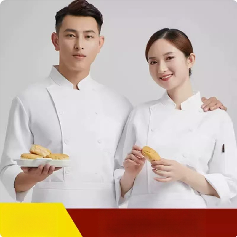 Uued kokkade tööriided meeste suvise jääsiidist lühikeste varrukatega õhukesed hingavad söögitoa restorani hotelli tagumise köögi naistele