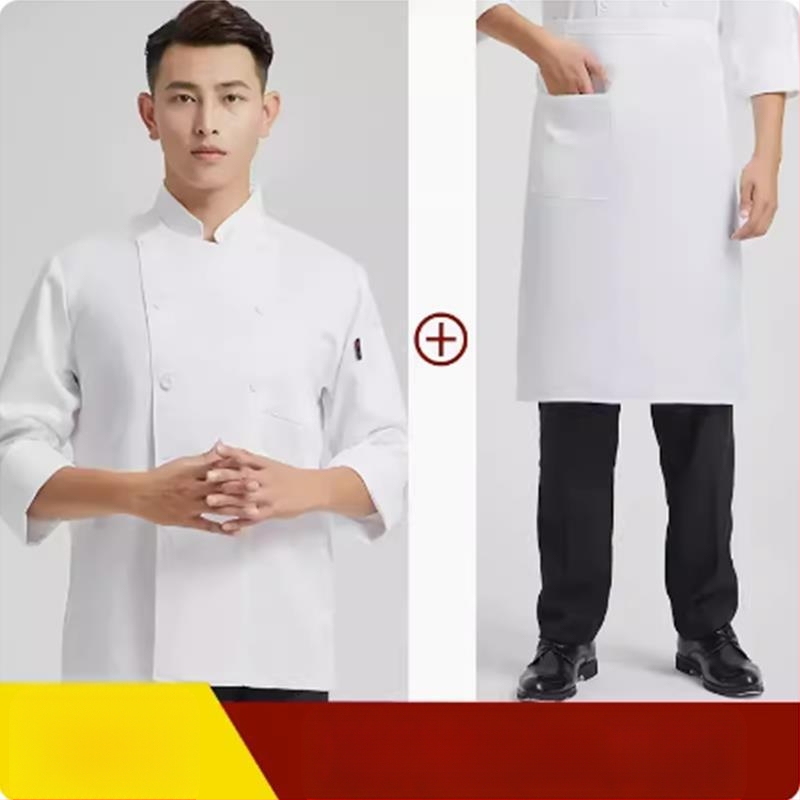 Uued kokkade tööriided meeste suvise jääsiidist lühikeste varrukatega õhukesed hingavad söögitoa restorani hotelli tagumise köögi naistele