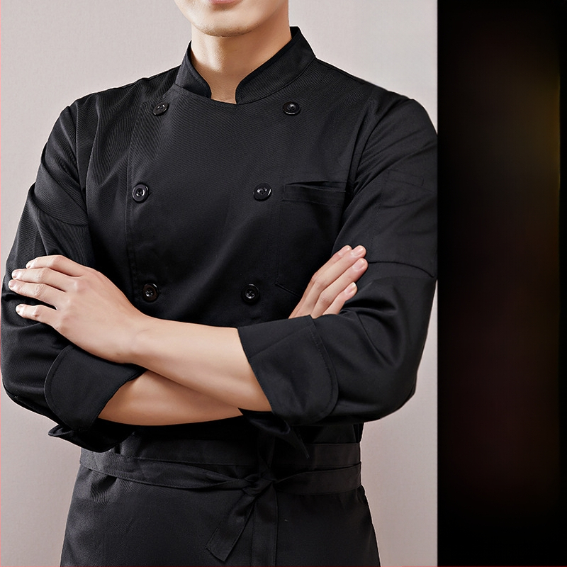 Įpilkite trąšų, kad padidintumėte virėjo kombinezonų dydį rudens ir žiemos storiems ilgomis rankovėmis maitinimo virtuvėms, ypač dideliems (300 kg) žieminiams.