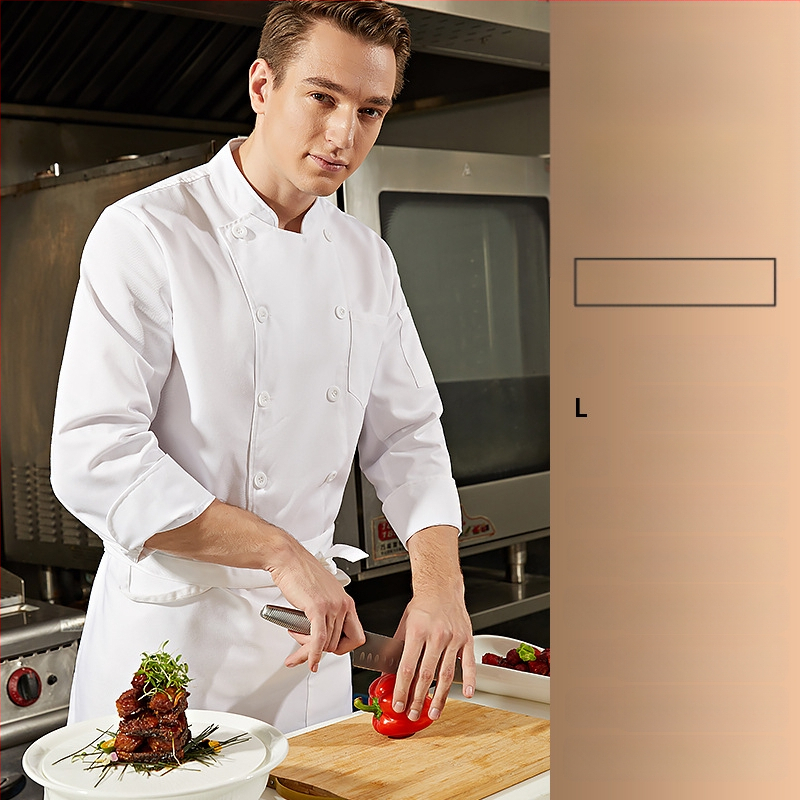 Įpilkite trąšų, kad padidintumėte virėjo kombinezonų dydį rudens ir žiemos storiems ilgomis rankovėmis maitinimo virtuvėms, ypač dideliems (300 kg) žieminiams.