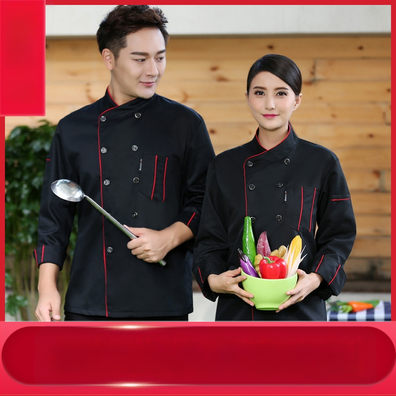Maitinimo virėjo drabužiai trumpomis rankovėmis vyrams ir moterims restoranas restoranas viešbutis virtuvė virtuvės virėjo darbo drabužiai vasara vasariniai drabužiai