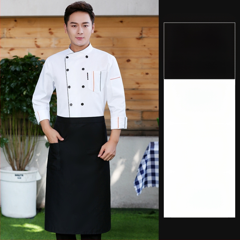 Maitinimo virėjo drabužiai trumpomis rankovėmis vyrams ir moterims restoranas restoranas viešbutis virtuvė virtuvės virėjo darbo drabužiai vasara vasariniai drabužiai
