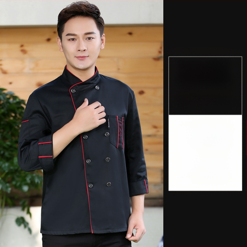 Maitinimo virėjo drabužiai trumpomis rankovėmis vyrams ir moterims restoranas restoranas viešbutis virtuvė virtuvės virėjo darbo drabužiai vasara vasariniai drabužiai
