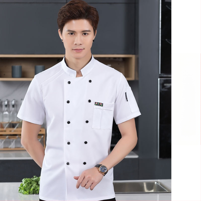 Meeste koka tööriided, sügis ja talv, lääne hotelli toit, paksendatud, pikkade varrukatega köögiriided, suvised kokariided, lühikeste varrukatega kokariided