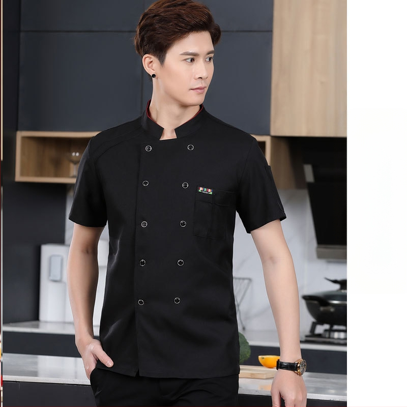 Meeste koka tööriided, sügis ja talv, lääne hotelli toit, paksendatud, pikkade varrukatega köögiriided, suvised kokariided, lühikeste varrukatega kokariided