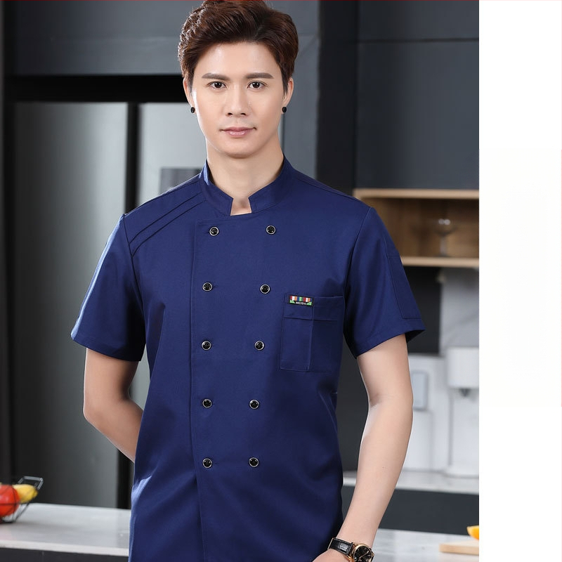Meeste koka tööriided, sügis ja talv, lääne hotelli toit, paksendatud, pikkade varrukatega köögiriided, suvised kokariided, lühikeste varrukatega kokariided