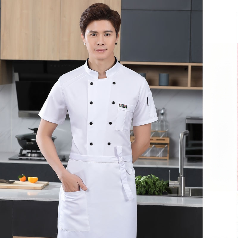 Meeste koka tööriided, sügis ja talv, lääne hotelli toit, paksendatud, pikkade varrukatega köögiriided, suvised kokariided, lühikeste varrukatega kokariided