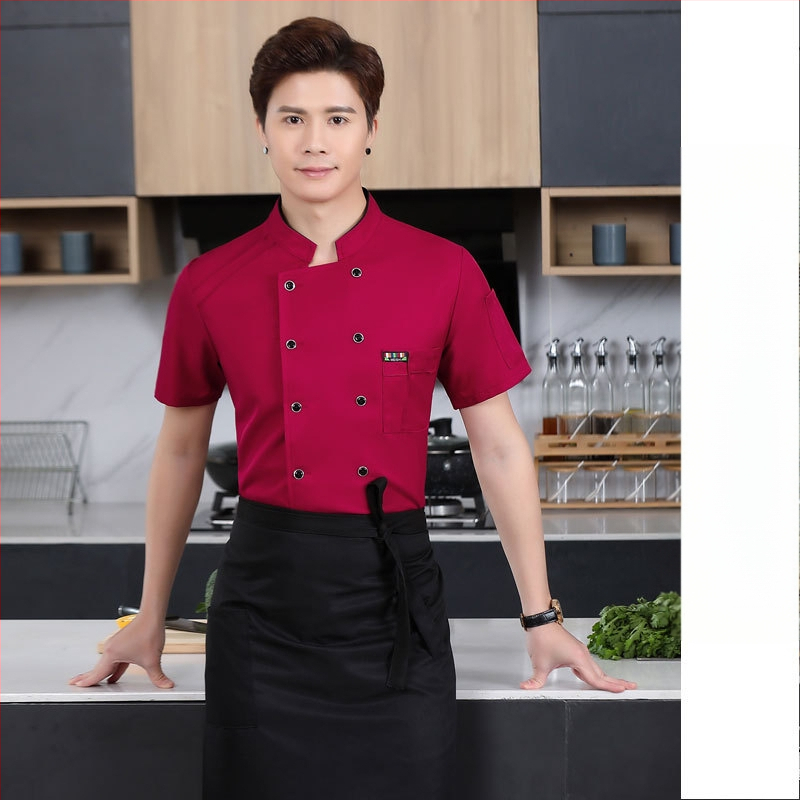 Meeste koka tööriided, sügis ja talv, lääne hotelli toit, paksendatud, pikkade varrukatega köögiriided, suvised kokariided, lühikeste varrukatega kokariided