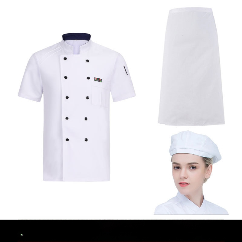 Meeste koka tööriided, sügis ja talv, lääne hotelli toit, paksendatud, pikkade varrukatega köögiriided, suvised kokariided, lühikeste varrukatega kokariided