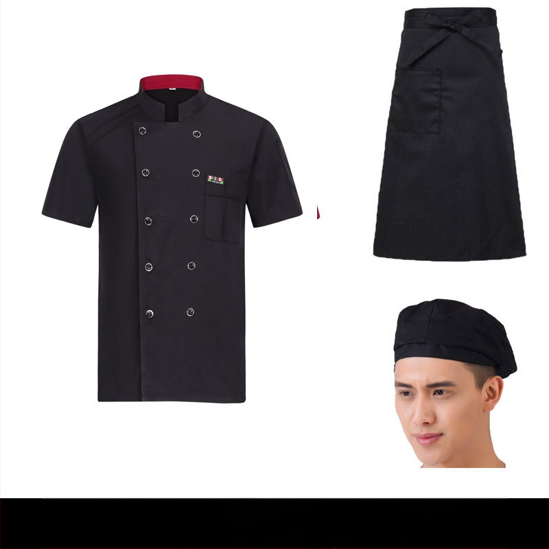Meeste koka tööriided, sügis ja talv, lääne hotelli toit, paksendatud, pikkade varrukatega köögiriided, suvised kokariided, lühikeste varrukatega kokariided