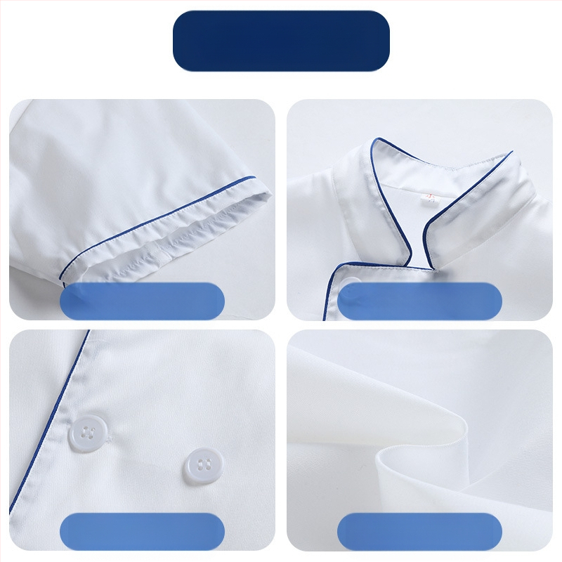 Meeste koka tööriided, lühikeste varrukatega suvised hingavad toitlustusriided, pikkade varrukatega söökla köögiriided, pluss-suuruses