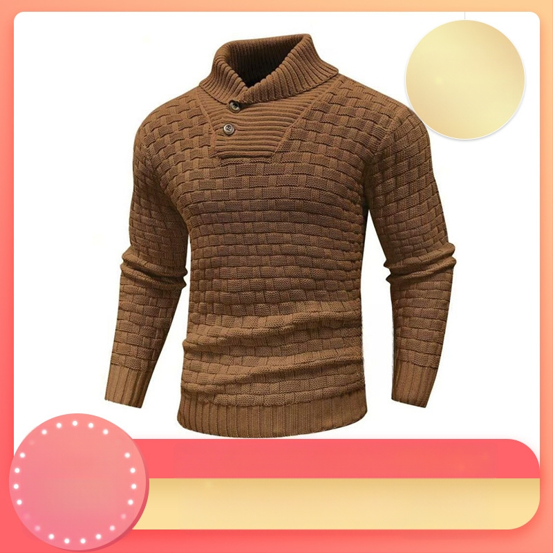 Pulover tricotat cu guler rotund pentru bărbați, stil 2024, stil transfrontalier european și american, stil Amazon, tricotat, la modă, pulover subțire, îmbrăcăminte pentru bărbați