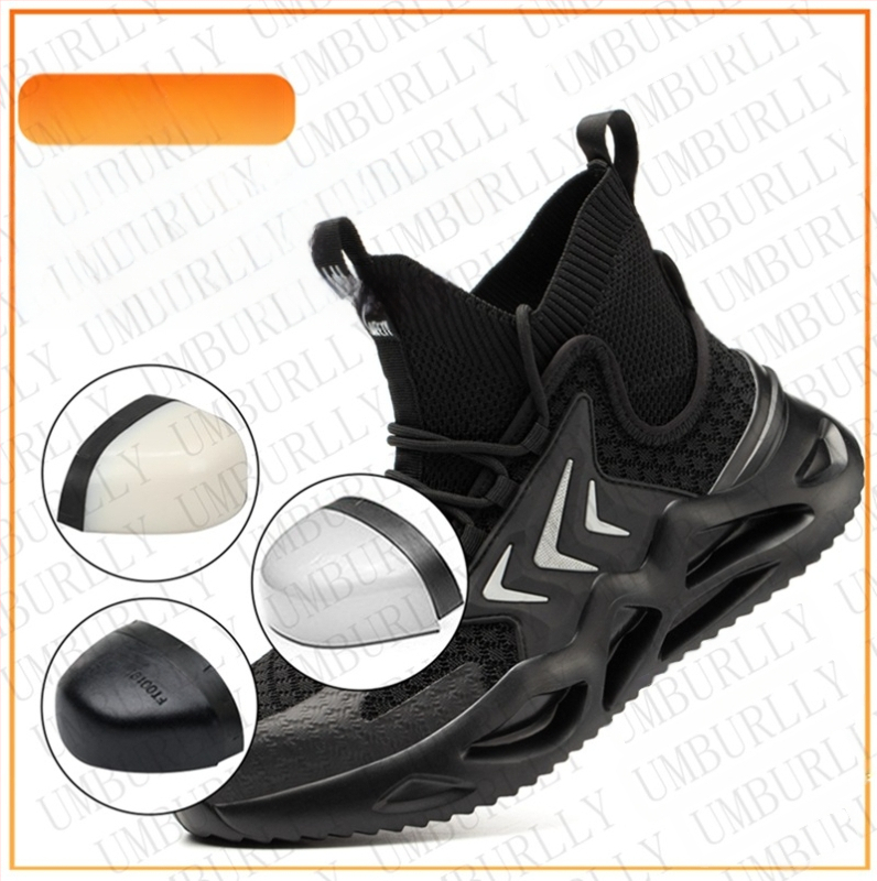 Darbo apsaugos batai, urmu, atsparūs smūgiams, lengvi darbo batai, plieninė nosis, skraidantys austi, kvėpuojantys apsauginiai batai, vyriški darbo batai