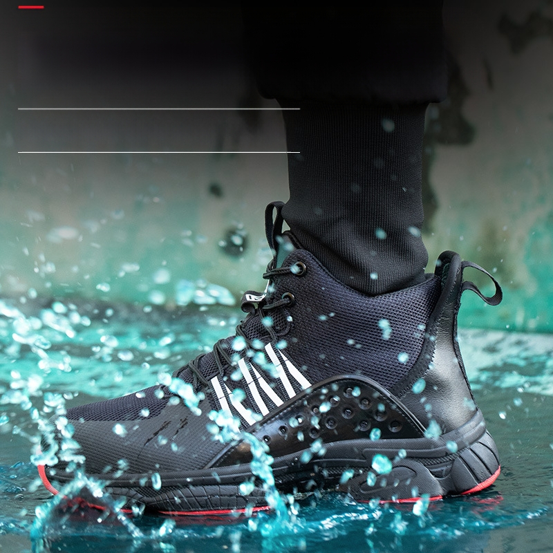 Meeste töökaitsejalatsid, kerged, deodorandid, purunemiskindlad, torkekindlad, terasest ninaosaga, mugavad, hingavad, tööohutus, naiste talvekulumiskindlad