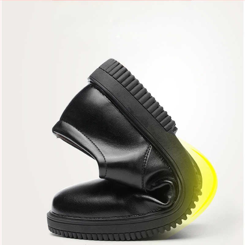 Virtuvės avalynė, virėjo avalynė, vyriška neslystanti, vandeniui ir aliejui atspari darbo avalynė, viešbučių aliejui ir dilimui atspari odinė avalynė, moterų pėdų apsauga