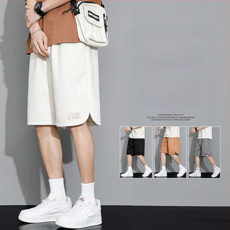 Meeste vabaaja lühikesed püksid, suvine õhuke stiil, lai lõige, pluss-suurus, eriti suured, jääsiidist spordipüksid, vabaaja trendikad püksid