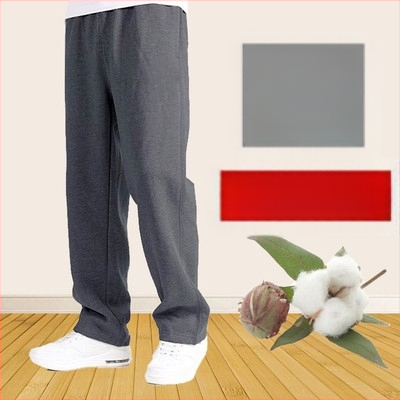 Pantaloni sport subțiri din bumbac pentru primăvară și vară, pantaloni de trening casual lejeri, drepți, pentru bărbați, pantaloni elastici, mărime plus