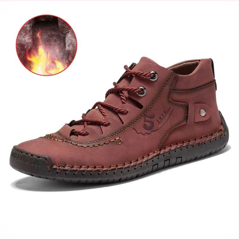 „Spot Winter“ nauji vidutinio aukščio „Martin“ batai, vyriški „Explosion“ didelių dydžių trumpi batai, vyriški laisvalaikio batai, rankų darbo vyriški batai.