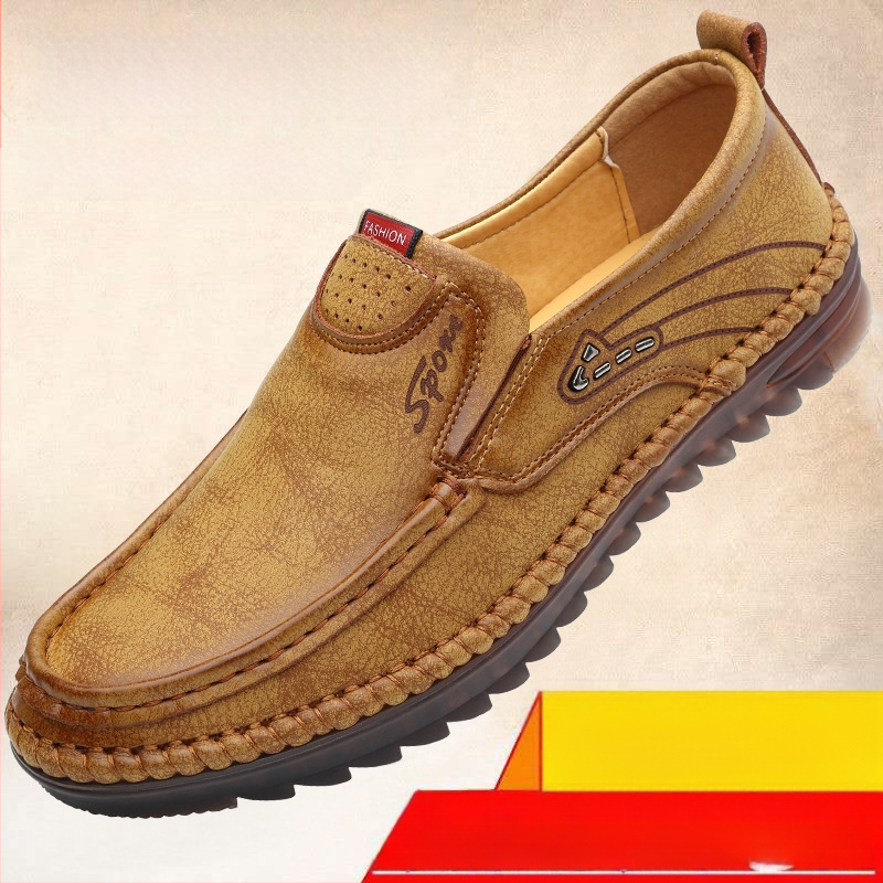 Pantofi sport casual din piele pentru bărbați, de primăvară 2021, model leneș, cu slip-on, Tods, cusături lucrate manual, din piele, pantofi de condus pentru bărbați