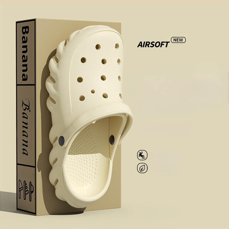 Pantofi Eva Hole pentru bărbați, deodorant antiderapant, talpă groasă sporită, îmbrăcăminte exterioară pentru muncă și condus, sandale pentru plajă pentru bărbați