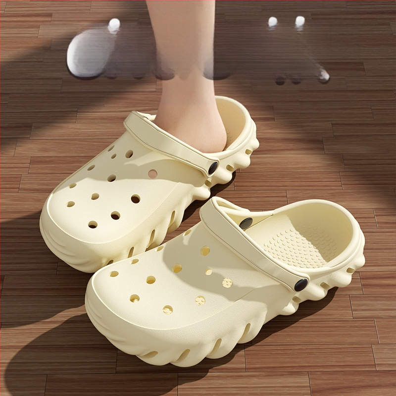 Pantofi Eva Hole pentru bărbați, deodorant antiderapant, talpă groasă sporită, îmbrăcăminte exterioară pentru muncă și condus, sandale pentru plajă pentru bărbați