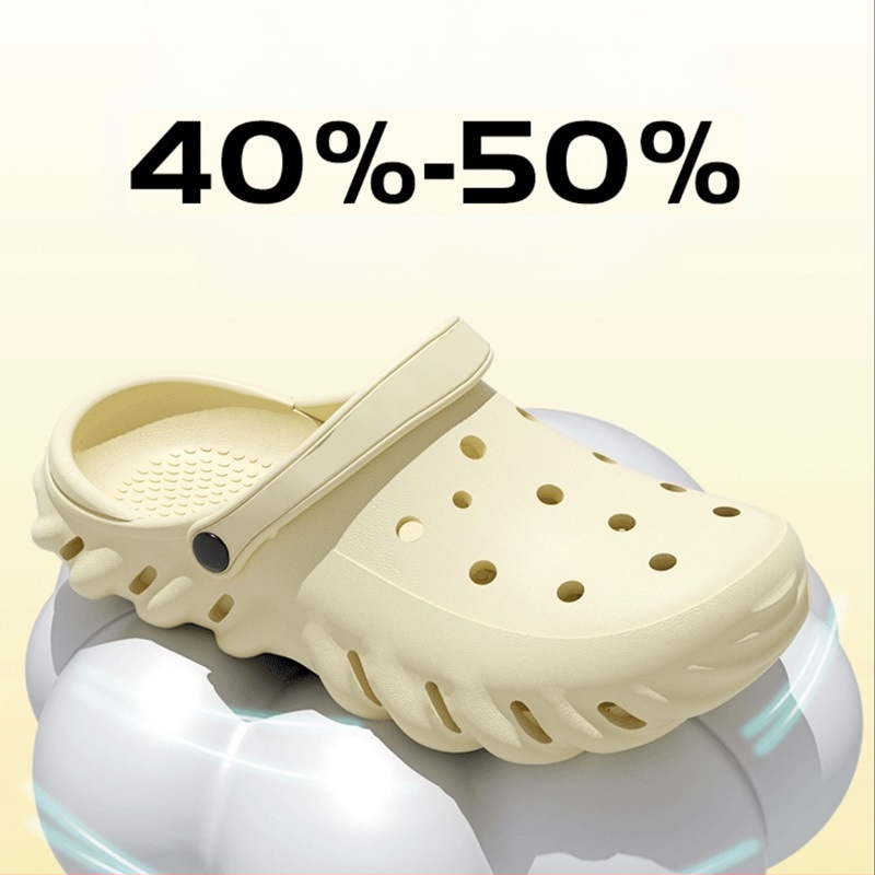 Pantofi Eva Hole pentru bărbați, deodorant antiderapant, talpă groasă sporită, îmbrăcăminte exterioară pentru muncă și condus, sandale pentru plajă pentru bărbați