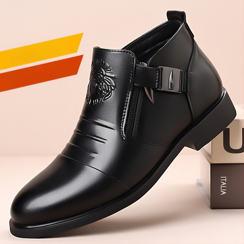 Vyriški „Lion Head Cross-border 5010“ įspausti Martino aulinukai su dvipusiu užtrauktuku, europietiški ir amerikietiški mados aulinukai, vyriški aukštos klasės aulinukai.