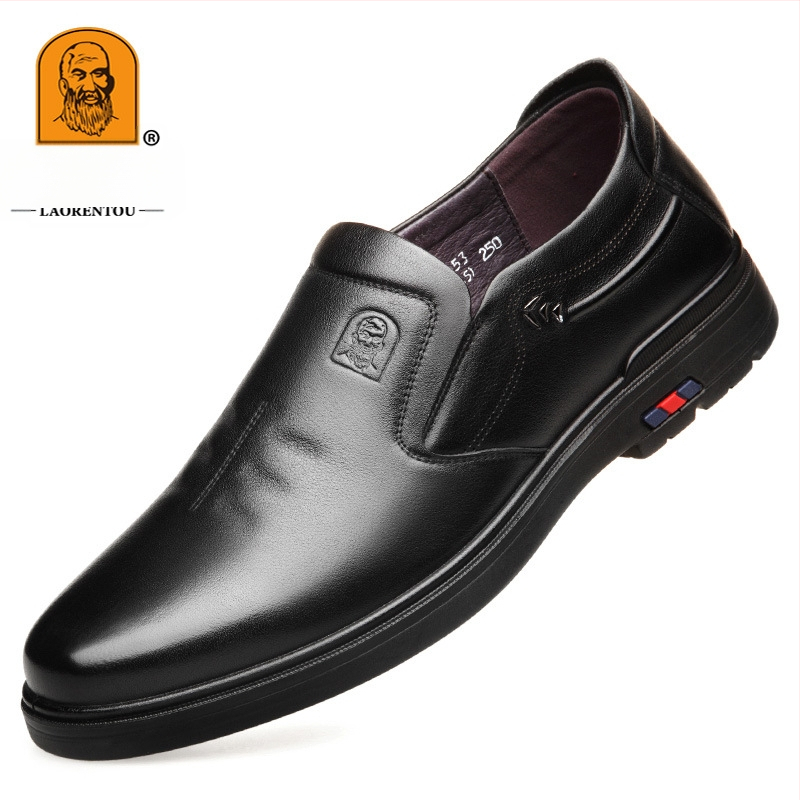 Vyriški aukštos kokybės verslo odiniai batai iš pirmo sluoksnio karvės odos, natūralios odos, laisvalaikio batai, tėčio batai