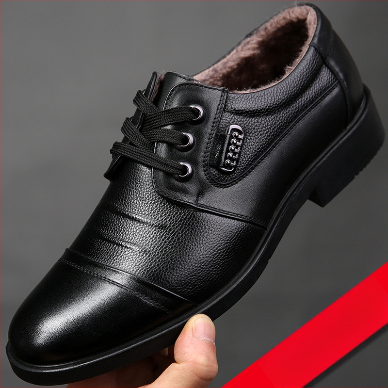 [pirmasis karvės odos sluoksnis] pavasariniai ir rudens odiniai vyriški batai, dalykiniai, laisvalaikio, kvėpuojantys, britiški, formalūs, odiniai vyriški batai, tėčio stiliaus, vyriški batai