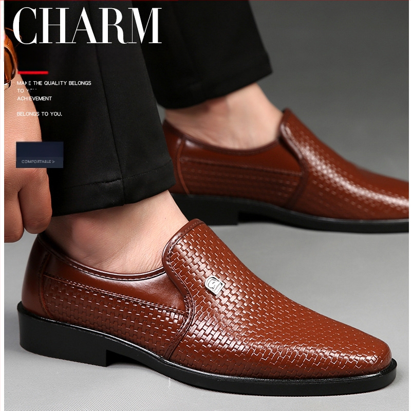 Δερμάτινα Παπούτσια Ανδρικά Φθινόπωρο 2024 Νέα Ανδρικά Παπούτσια από Γνήσιο Δέρμα, Casual Παπούτσια Επαγγελματικά, Επίσημα, Μοντέρνα Παπούτσια, Κορεάτικα Ανδρικά Παπούτσια, Παπούτσια για Μπαμπά