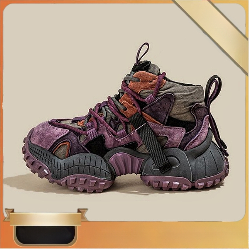 European Station High-top Torre Shoes vīriešu 2025. gada jauni, bieza zoles retro stila, moderni, nišas pavasara ikdienas apavi.