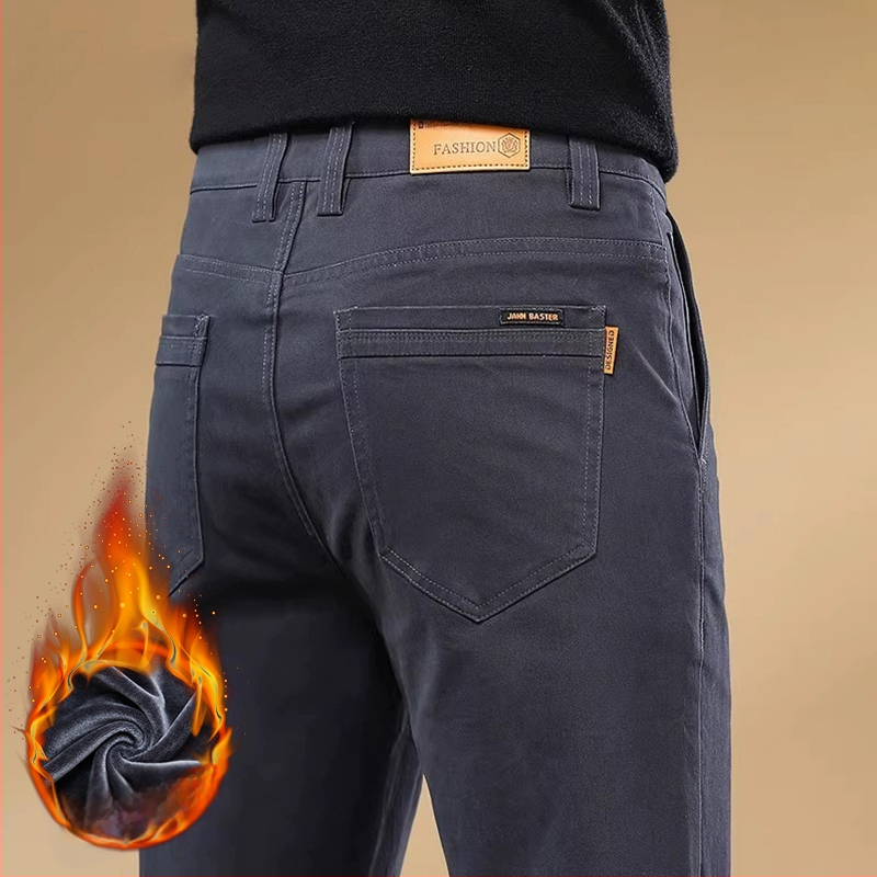 Pantaloni casual kaki eleganți, slim, pentru bărbați, primăvară și toamnă, slim, drepți, 2025, noi pantaloni de afaceri de toamnă, stil masculin