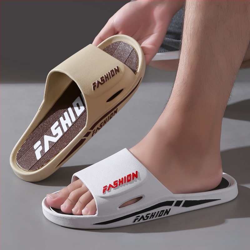 Papuci noi pentru bărbați de primăvară și vară, antiderapanți, rezistenți la uzură, cu fund moale, pentru baie, cu fund gros, en-gros