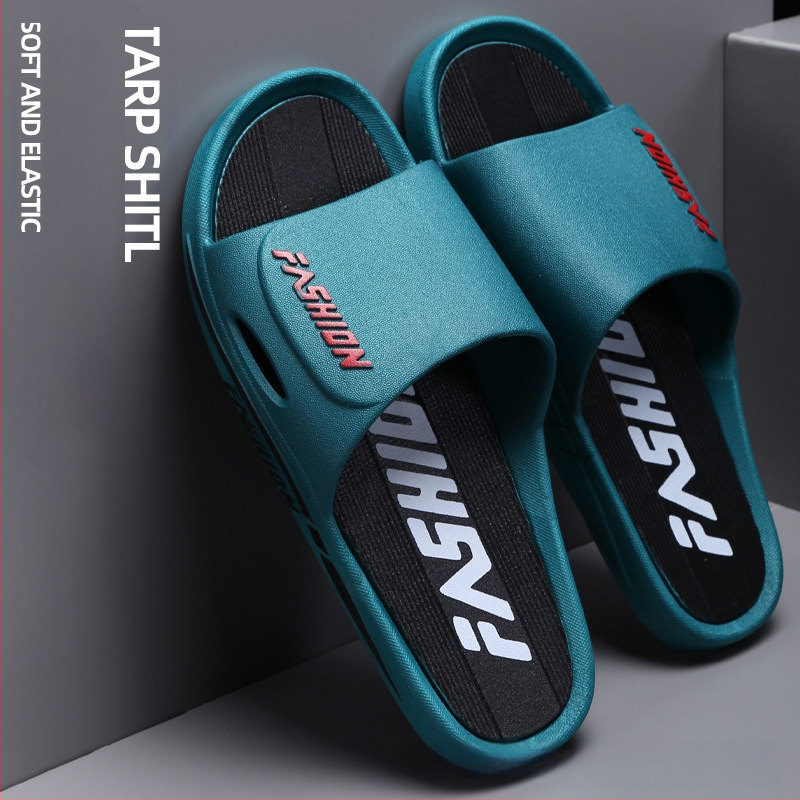Papuci noi pentru bărbați de primăvară și vară, antiderapanți, rezistenți la uzură, cu fund moale, pentru baie, cu fund gros, en-gros