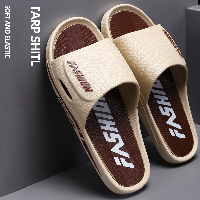 Papuci noi pentru bărbați de primăvară și vară, antiderapanți, rezistenți la uzură, cu fund moale, pentru baie, cu fund gros, en-gros