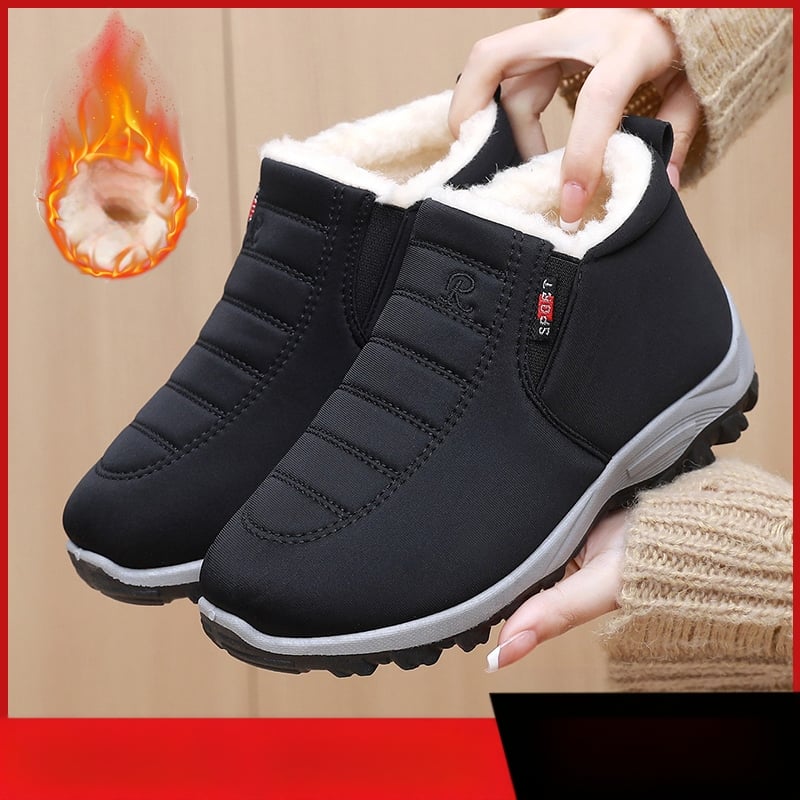 Vyriški žieminiai medvilniniai batai, avikailio medvilniniai batai, aksominiai ir sustorinti batai, neslystantis minkštas padas, to paties stiliaus sniego batai vyrams ir moterims